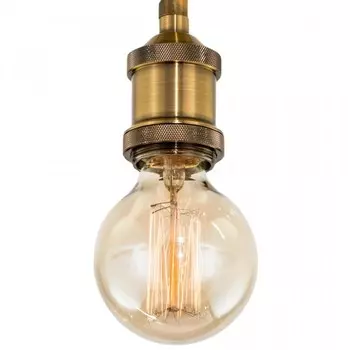 Светильник накладной Citilux «Эдисон» CL450500, 12х12х13 см, 1х60Вт, E27, цвет коричневый