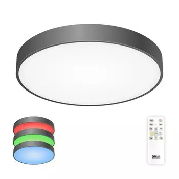 Светильник накладной Citilux «Купер» CL72495G1, 50х50х5,5 см, 1х95Вт, LED, цвет черный