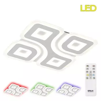 Светильник накладной Citilux «Квест» CL739160E, 1х100Вт, LED, цвет белый
