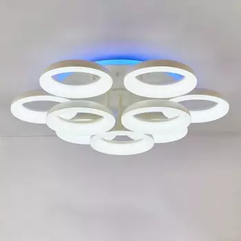 Светильник накладной Citilux «Паркер Смарт» CL225A190E 79х79х20 см, 9х15.5Вт, LED, цвет белый