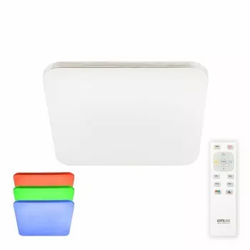 Светильник накладной Citilux «Симпла» CL714K330G, 33,5х33,5х7,5 см, 1х33Вт, LED, цвет белый