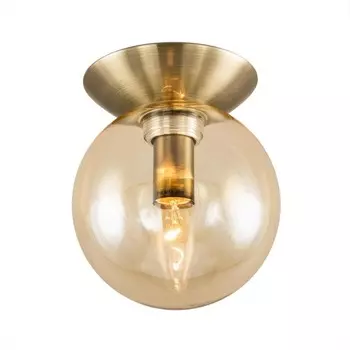 Светильник накладной Citilux «Томми» CL102513, 15х15 см, 1х40Вт, E14, цвет коричневый