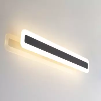Светильник накладной Citilux «Тринити» CL238561, 60х8 см, 1х24Вт, LED, цвет черный