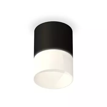 Светильник накладной с акрилом Ambrella light, XS7402035, MR16 GU5.3 LED 10 Вт, цвет чёрный песок, белый матовый