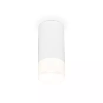 Светильник накладной с акрилом Ambrella light, XS8161003, GX53 LED 12 Вт, цвет белый песок, белый матовый