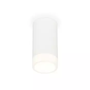 Светильник накладной с акрилом Ambrella light, XS8161002, GX53 LED 12 Вт, цвет белый песок, белый матовый