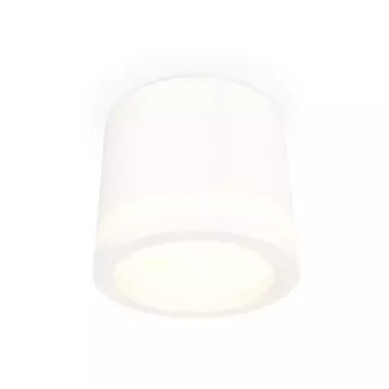 Светильник накладной с акрилом Ambrella light, XS8110003, GX53 LED 12 Вт, цвет белый песок, белый матовый