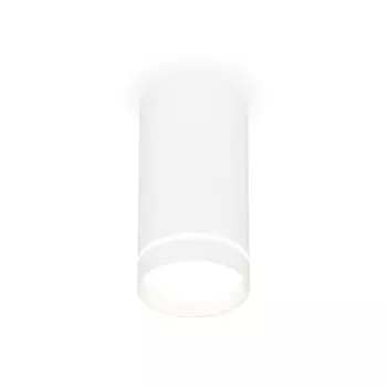 Светильник накладной с акрилом Ambrella light, XS8161006, GX53 LED 12 Вт, цвет белый песок, белый матовый