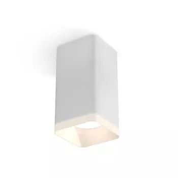 Светильник накладной с акрилом Ambrella light, XS7820021, MR16 GU5.3, GU10 LED 10 Вт, цвет белый песок, белый матовый