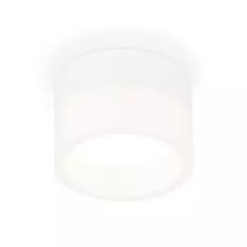 Светильник накладной с акрилом Ambrella light, XS8101015, GX53 LED 12 Вт, цвет белый песок, белый матовый