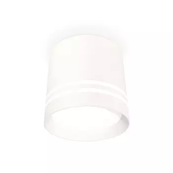 Светильник накладной с акрилом Ambrella light, XS8110007, GX53 LED 12 Вт, цвет белый песок, белый матовый