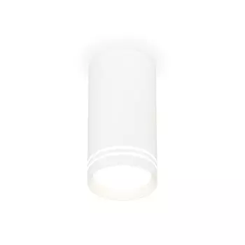 Светильник накладной с акрилом Ambrella light, XS8161007, GX53 LED 12 Вт, цвет белый песок, белый матовый