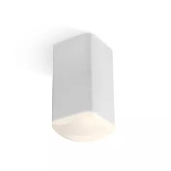 Светильник накладной с акрилом Ambrella light, XS7820022, MR16 GU5.3, GU10 LED 10 Вт, цвет белый песок, белый матовый