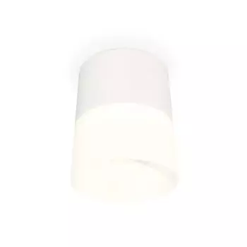 Светильник накладной с акрилом Ambrella light, XS8110002, GX53 LED 12 Вт, цвет белый песок, белый матовый