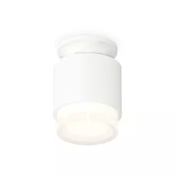 Светильник накладной с акрилом Ambrella light, XS7510045, MR16 GU5.3 LED 10 Вт, цвет белый песок, белый матовый, прозрачный