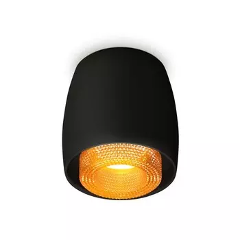 Светильник накладной с композитным хрусталём Ambrella light, XS1142024, MR16 GU5.3 LED 10 Вт, цвет чёрный песок, кофе