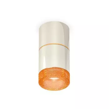 Светильник накладной с композитным хрусталём Ambrella light, XS7405062, MR16 GU5.3 LED 10 Вт, цвет серебро, кофе