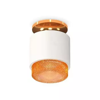 Светильник накладной с композитным хрусталём Ambrella light, XS7510122, MR16 GU5.3 LED 10 Вт, цвет белый песок, кофе