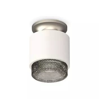 Светильник накладной с композитным хрусталём Ambrella light, XS7510102, MR16 GU5.3 LED 10 Вт, цвет белый песок, тонированный