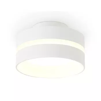 Светильник накладной со сменной лампой Ambrella light, Techno, TN5419, GX53, цвет белый песок, белый матовый