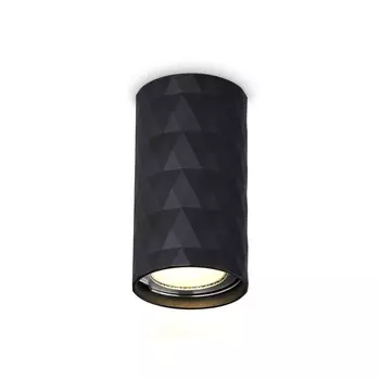 Светильник накладной со сменной лампой Ambrella light, Techno, TN213183, GU10, цвет чёрный