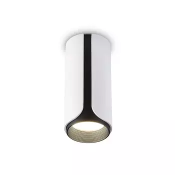 Светильник накладной со сменной лампой Ambrella light, Techno family, TN51588, GU10, цвет белый, чёрный