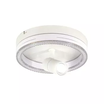Светильник настенно-потолочный Escada, 20044SMA/02LED WH. 1х30Вт, LED, 1780Лм, 4000К, 260х260х170 мм, цвет белый