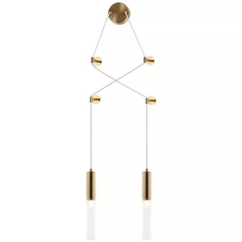 Светильник настенно-потолочный Satori 2xE14 40Вт, размер 15-300x6-7x53-150 см, цвет бронза