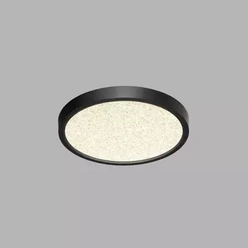 Светильник настенно-потолочный Sonex. Omega black, 18Вт, Led, 25х230х230 мм, цвет белый, чёрный