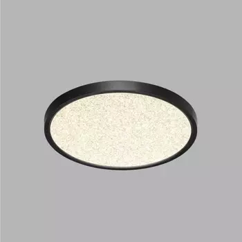 Светильник настенно-потолочный Sonex. Omega black, 24Вт, Led, 25х300х300 мм, цвет белый, чёрный