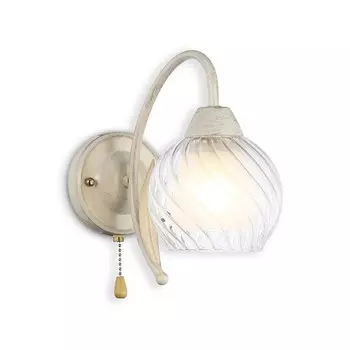 Светильник настенный Ambrella light, Traditional, TR3074, 1хE27, цвет белый, золото