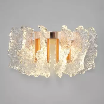 Светильник настенный Bogate's Farfalla 90377/1, LED, 7 Вт, 4000К, 495Лм, 310х200х180 мм, цвет золото