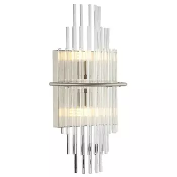 Светильник настенный Eclipse 2xG9 LED 5Вт, размер 25x15x48 см, цвет никель