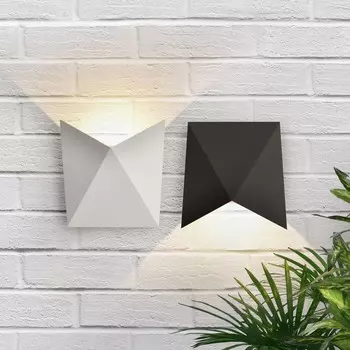 Светильник настенный Elektrostandard, Batterfly LED 9 Вт, 75x170x170 мм, IP54, цвет серый