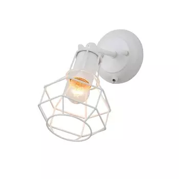 Светильник настенный Escada, 1129/1A (White). 1х60Вт, E27, 130х185х240 мм, цвет белый
