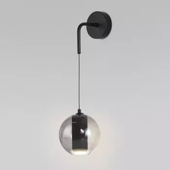 Светильник настенный Eurosvet Cobble 50258, LED, 6 Вт, 4000К, 436Лм, 130х150 мм, цвет чёрный