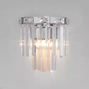Светильник настенный Eurosvet Elegante 10130/1, E14, 1х60Вт, 150х250х260 мм, цвет хром