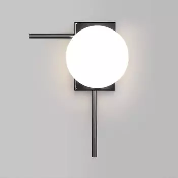 Светильник настенный Eurosvet Fredo 40036/1, E14, 1х60Вт, 200х155х300 мм, цвет чёрный жемчуг