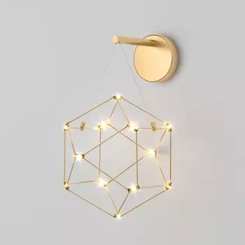 Светильник настенный Eurosvet Uma 90310/1, LED, 6 Вт, 3000К, 344Лм, 235х172х312 мм, цвет медь