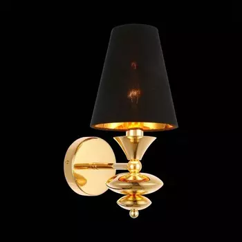 Светильник настенный Evoluce. SL1137.201.01. Rionfo. 1х40 Вт, E14, 15х32,6 см, цвет французское золото