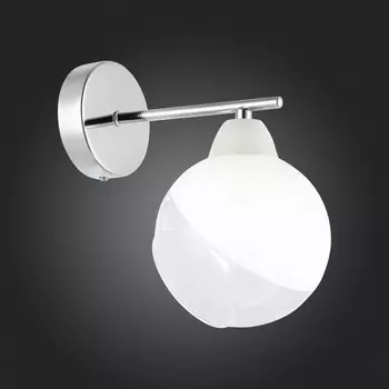 Светильник настенный Evoluce. SLE102701-01. Giorte. 1х40 Вт, E14, 14х22,5 см, цвет хром