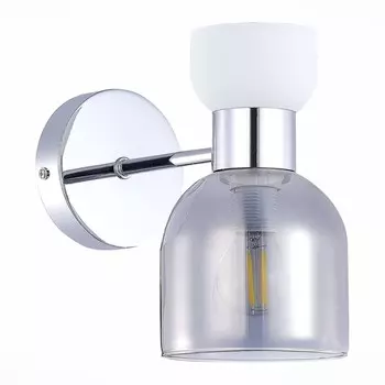 Светильник настенный Evoluce. SLE1045-101-01. Vento. 1х40 Вт, E14, 11х19 см, цвет хром