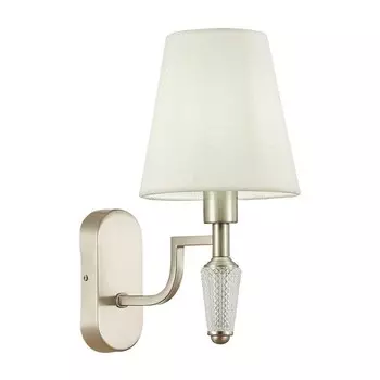 Светильник настенный Evoluce. SLE105501-01. Reimo. 1х40 Вт, E14, 14,5х29 см, цвет никель