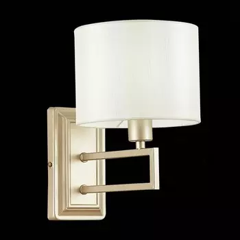 Светильник настенный Evoluce. SLE105801-01. Danae. 1х40 Вт, E14, 16,5х25 см, цвет матовое золото