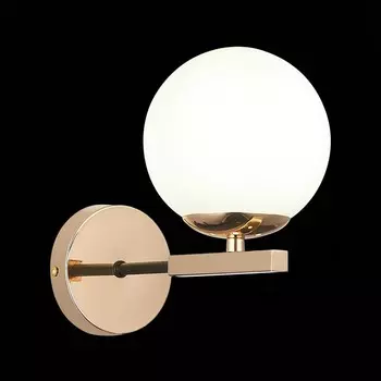 Светильник настенный Evoluce. SLE106801-01. Sonco. 1х40 Вт, E14, 13,8х21 см, цвет французское золото