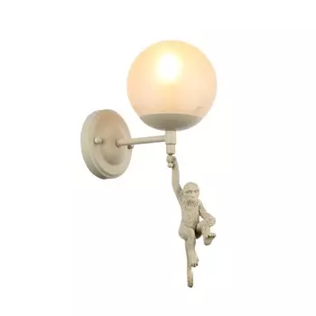 Светильник настенный Evoluce. SLE115101-01. Tenato. 1х60 Вт, E27, 10,5х27 см, цвет белый