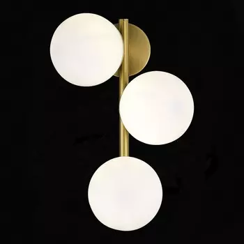 Светильник настенный Evoluce. SLE1191-201-03. Fratta. 3х60 Вт, E27, 25х38 см, цвет золотистый