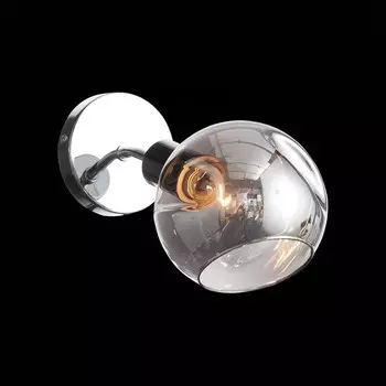 Светильник настенный Evoluce. SLE155101-01. Gentore. 1х60 Вт, E14, 13х14,5 см, цвет хром