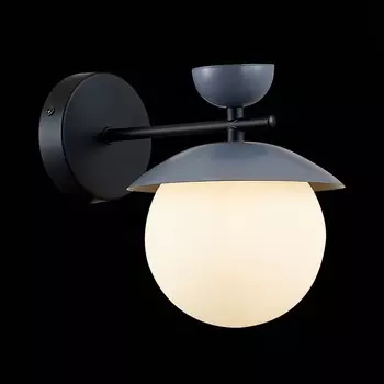 Светильник настенный Evoluce. SLE220201-01. Genova. 1х5 Вт, G9, 4000K, 16х20 см, цвет чёрный, серый