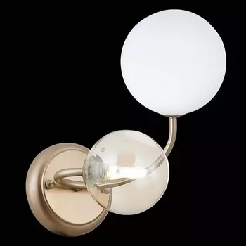 Светильник настенный Evoluce. SLE220921-02. Formae. 2х5 Вт, G9, 4000K, 13х15 см, цвет золотистый